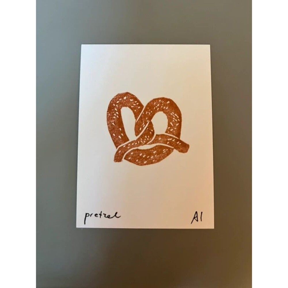 Ana Inciardi Mini Print - Pretzel